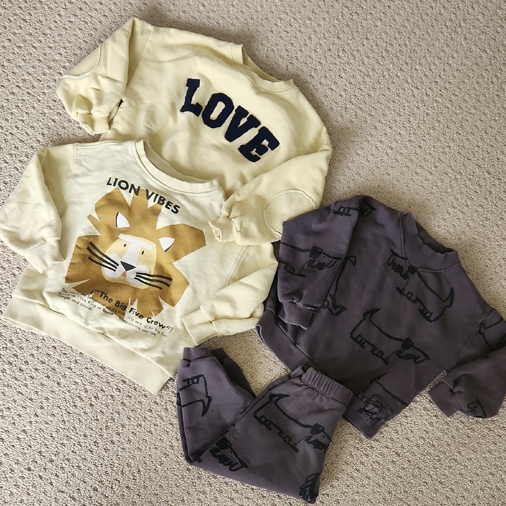 Kids' Graphic Sweatshirt and Pants Set
